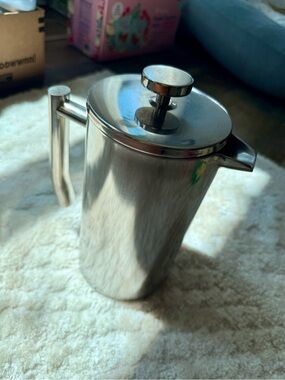 Quince Stainless Steel French Press - Silver